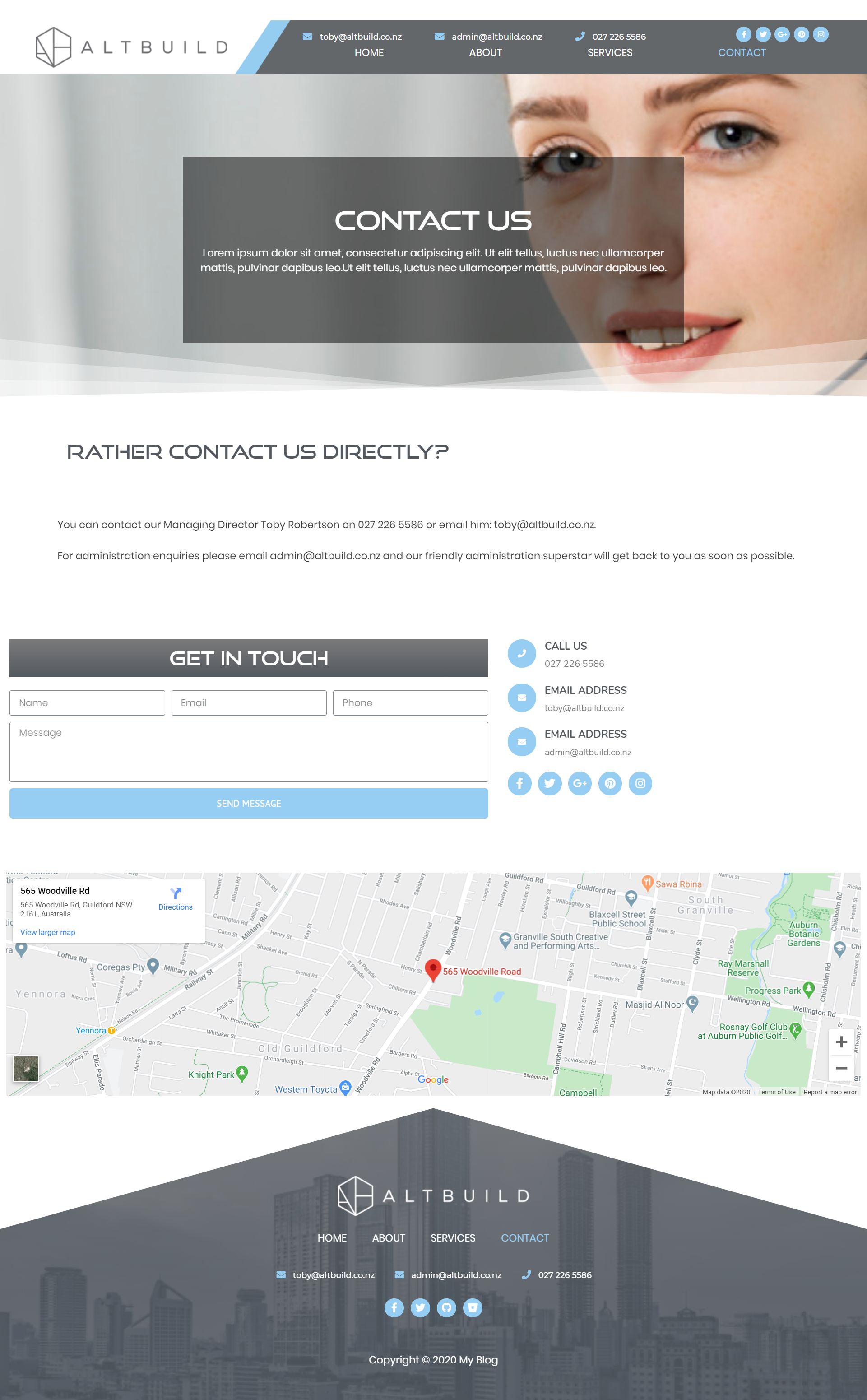 Diseño Wordpress por JohnDigiTech para Altbuild | Diseño #23750129