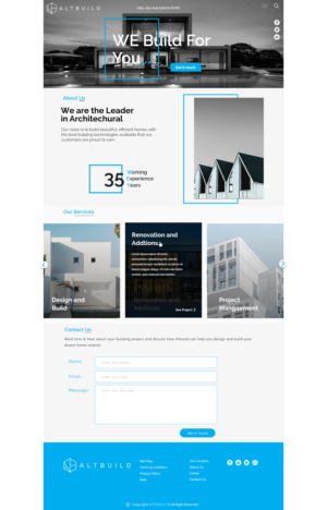 Diseño Wordpress por uhaider461 para Altbuild | Diseño #23626479