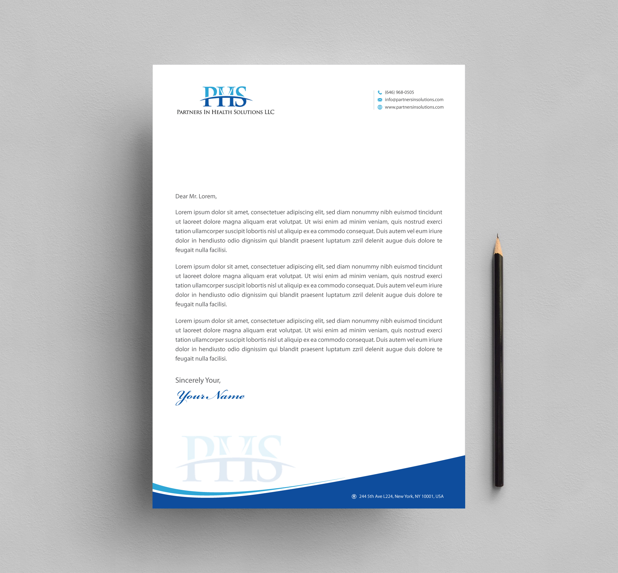 Stationery Design by Infinitive Technology for Partners In Health Solutions LLC | Design #23658414