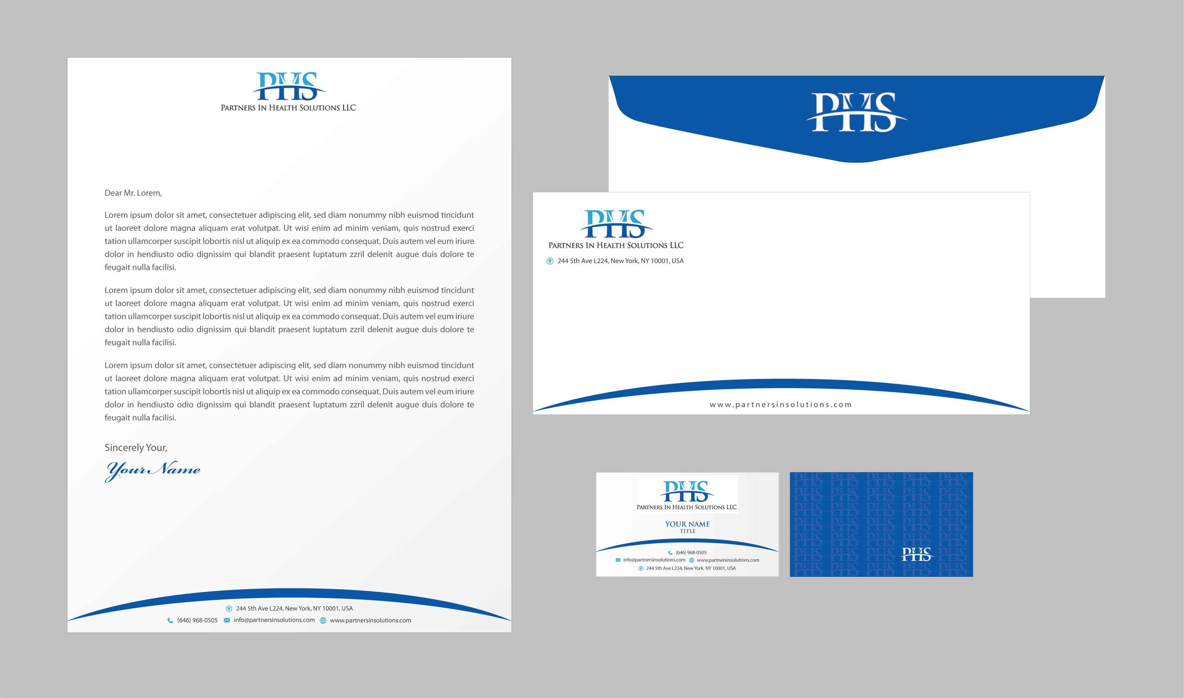 Stationery Design by Infinitive Technology for Partners In Health Solutions LLC | Design #23658478