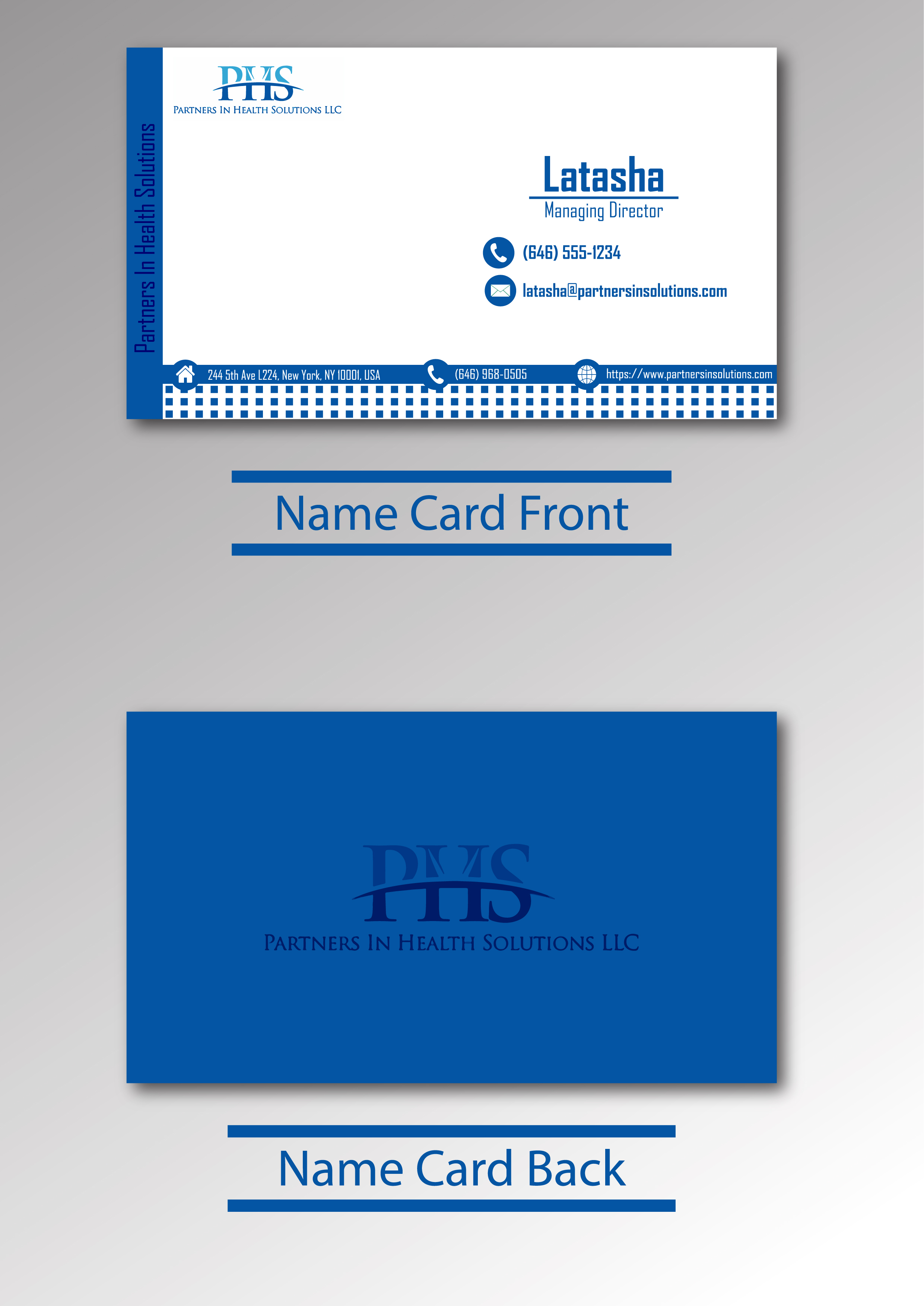Stationery Design by Happy Design Worlds for Partners In Health Solutions LLC | Design #23660033