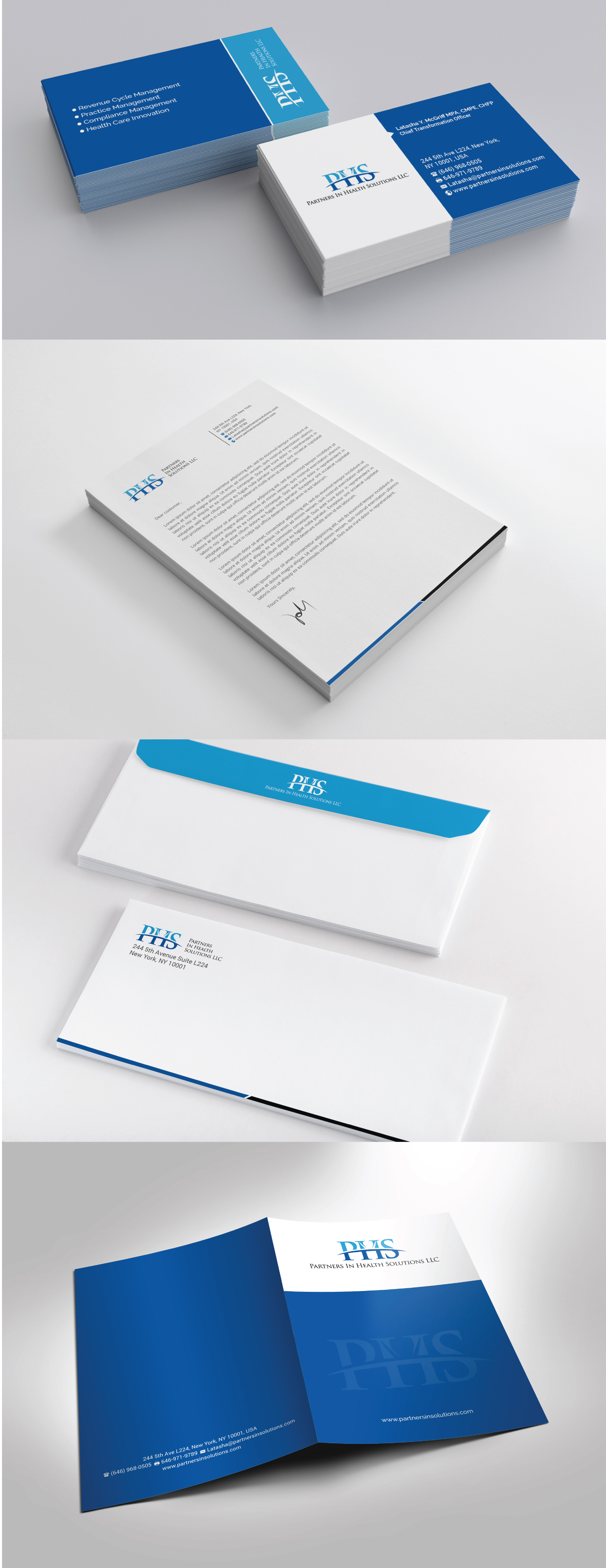 Schreibwaren-Design von R.design für Partners In Health Solutions LLC | Design #23692758
