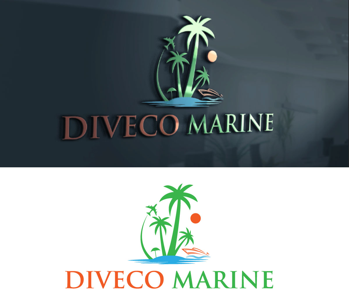 Logo Design by dobobed for Diveco Marine 2007 Ltd | Design #23621405