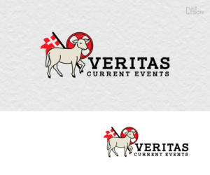 Veritas Current Events | Logo Design by Dot Design 3