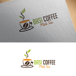 Basi Coffee Milk Tea | Logo Design by Graphic Bricks