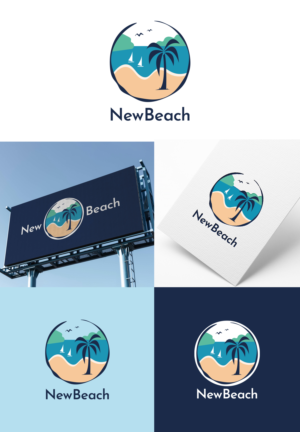 New Beach | Logo Design by designbysy