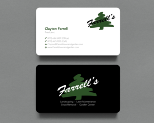 Design de Carte de Visite par Shahin Hossen pour Farrell's Lawn & Garden Center LLC | Design : #23639437