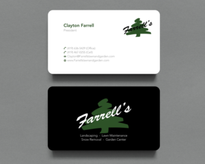 Business Card Design by Shahin Hossen for Farrell's Lawn & Garden Center LLC | Design: #23639463