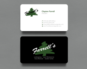 Business Card Design by Shahin Hossen for Farrell's Lawn & Garden Center LLC | Design: #23639485