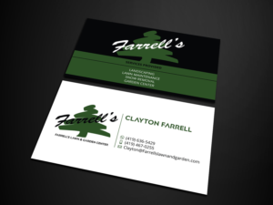Business Card Design by Verified artistry (Design garden) for Farrell's Lawn & Garden Center LLC | Design: #23625889