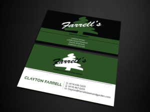 Business Card Design by Verified artistry (Design garden) for Farrell's Lawn & Garden Center LLC | Design: #23625891