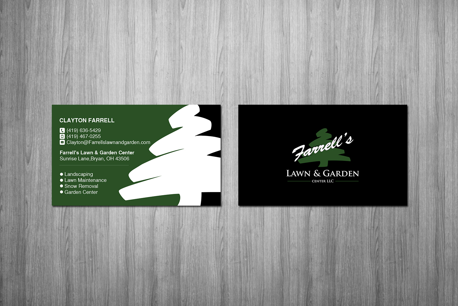 Design de Carte de Visite par Creations Box 2015 pour Farrell's Lawn & Garden Center LLC | Design #23643801