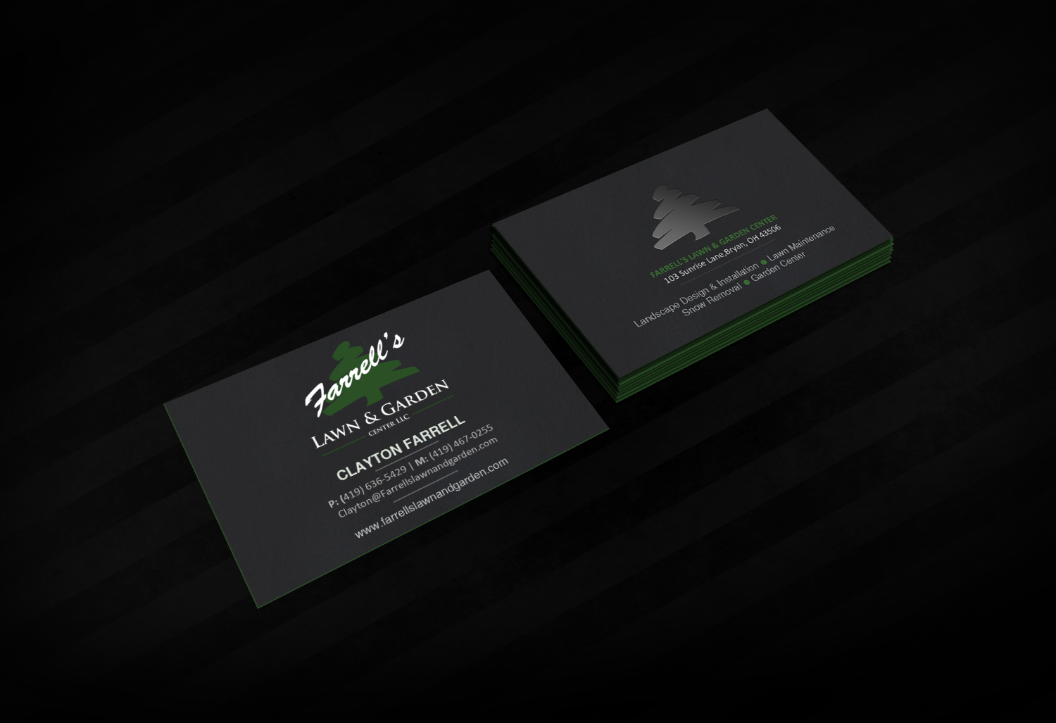 Business Card Design by Creations Box 2015 for Farrell's Lawn & Garden Center LLC | Design #23655963