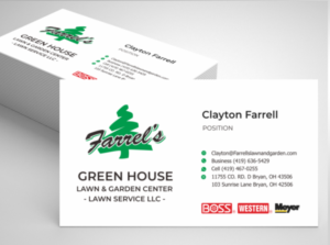 Business Card Design by Pak We Designs for Farrell's Lawn & Garden Center LLC | Design: #23661012