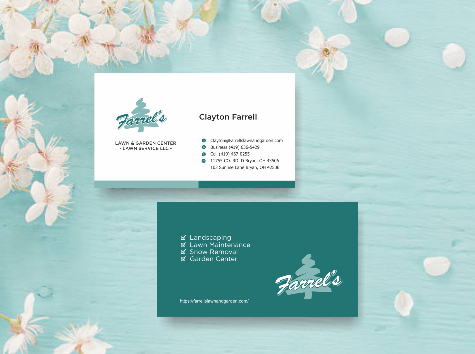 Business Card Design by Pak We Designs for Farrell's Lawn & Garden Center LLC | Design #23666506
