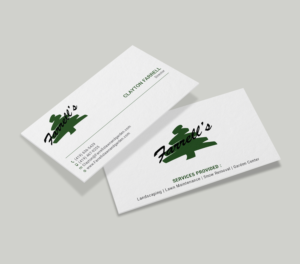 Business Card Design by Tripti Ranjan Gain for Farrell's Lawn & Garden Center LLC | Design: #23650051