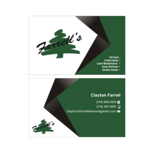 Design de Carte de Visite par Sushma pour Farrell's Lawn & Garden Center LLC | Design : #23626217