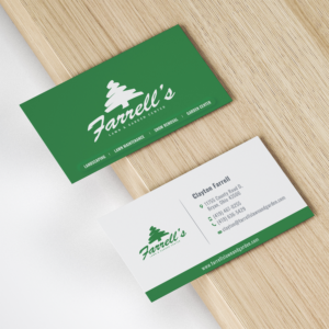 Business Card Design by studio4design for Farrell's Lawn & Garden Center LLC | Design: #23646619