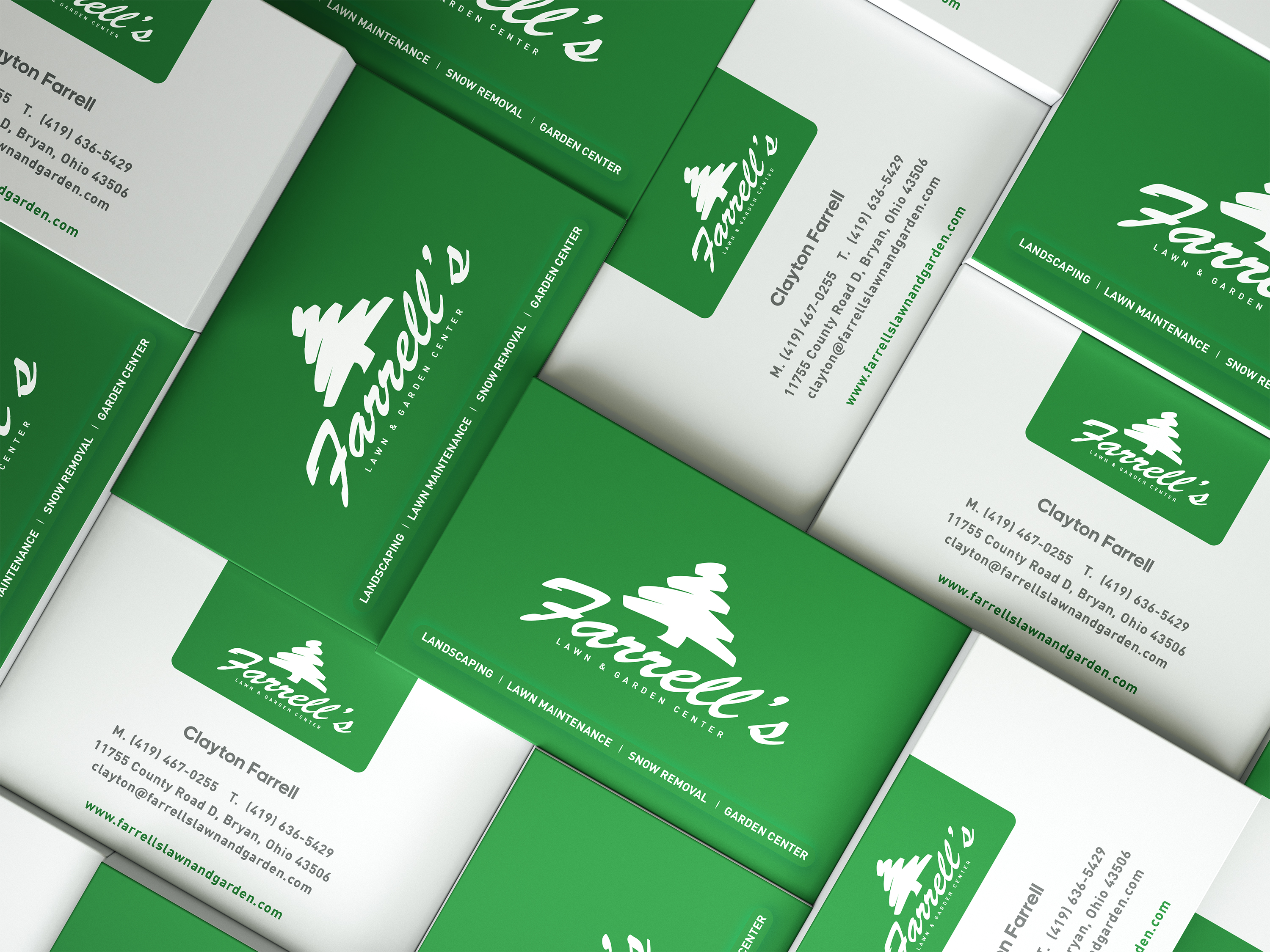 Design de Carte de Visite par studio4design pour Farrell's Lawn & Garden Center LLC | Design #23646620