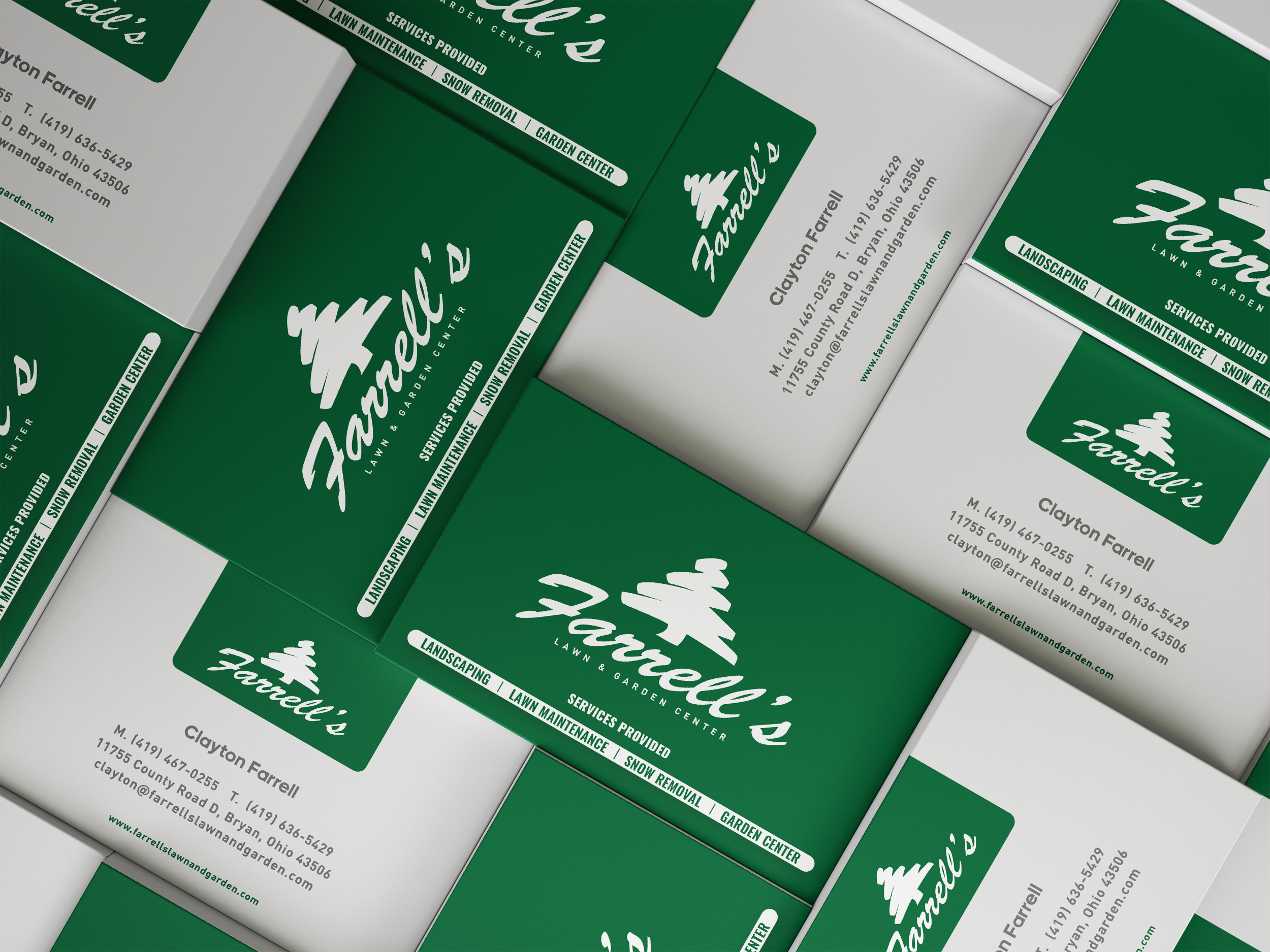Design de Carte de Visite par studio4design pour Farrell's Lawn & Garden Center LLC | Design #23656661