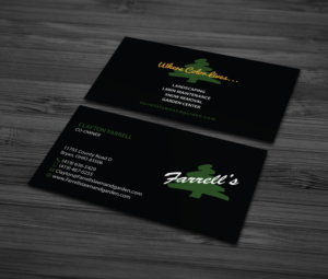 Business Card Design by MDesign for Farrell's Lawn & Garden Center LLC | Design: #23638325