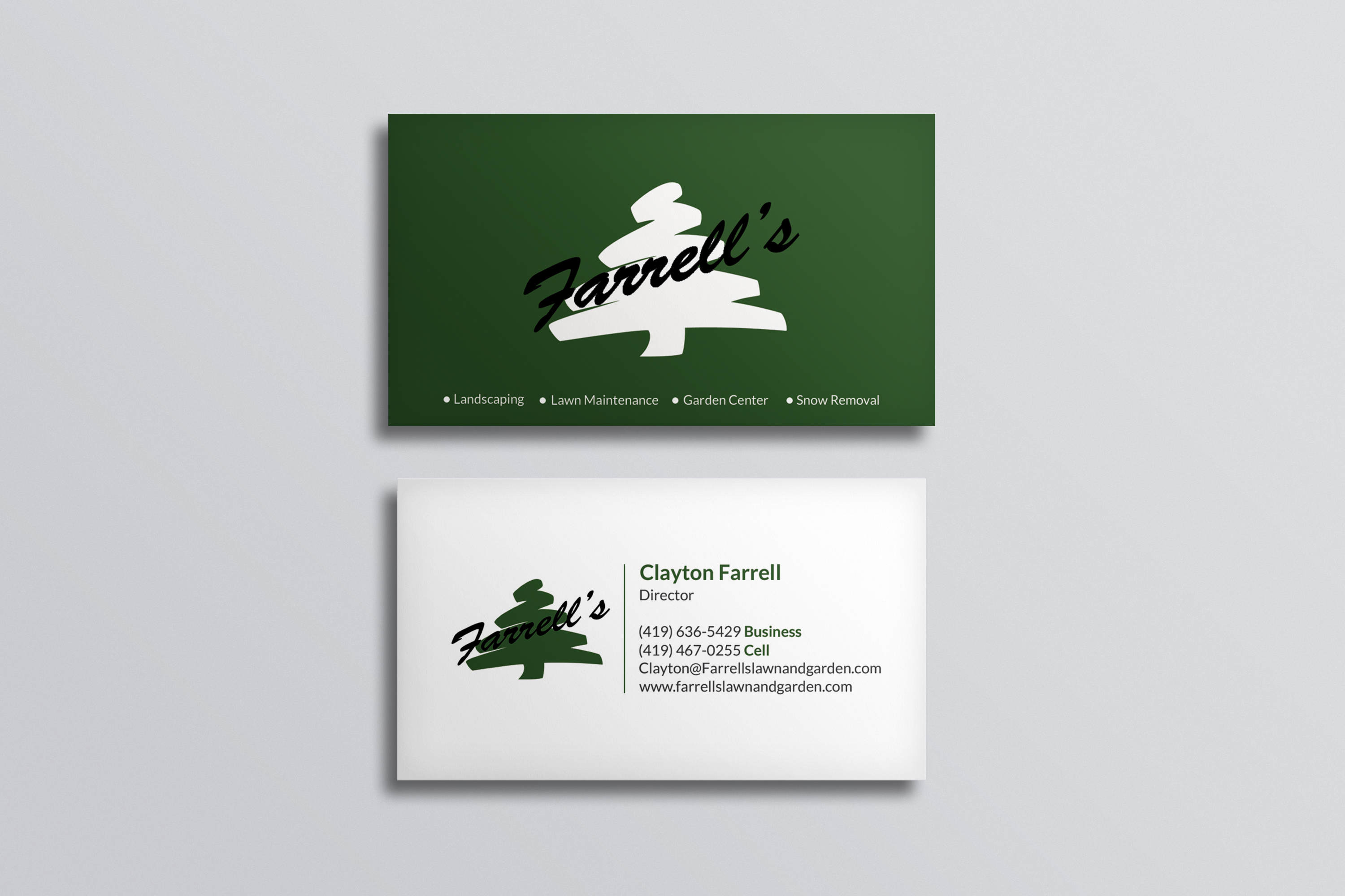 Design de Carte de Visite par Srabon55014 pour Farrell's Lawn & Garden Center LLC | Design #23648660