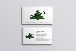 Business Card Design by Srabon55014 for Farrell's Lawn & Garden Center LLC | Design: #23648722