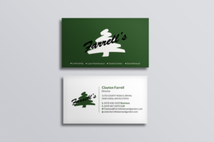 Business Card Design by Srabon55014 for Farrell's Lawn & Garden Center LLC | Design: #23648725