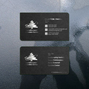 Design de Carte de Visite par Jahidul pour Farrell's Lawn & Garden Center LLC | Design : #23669997