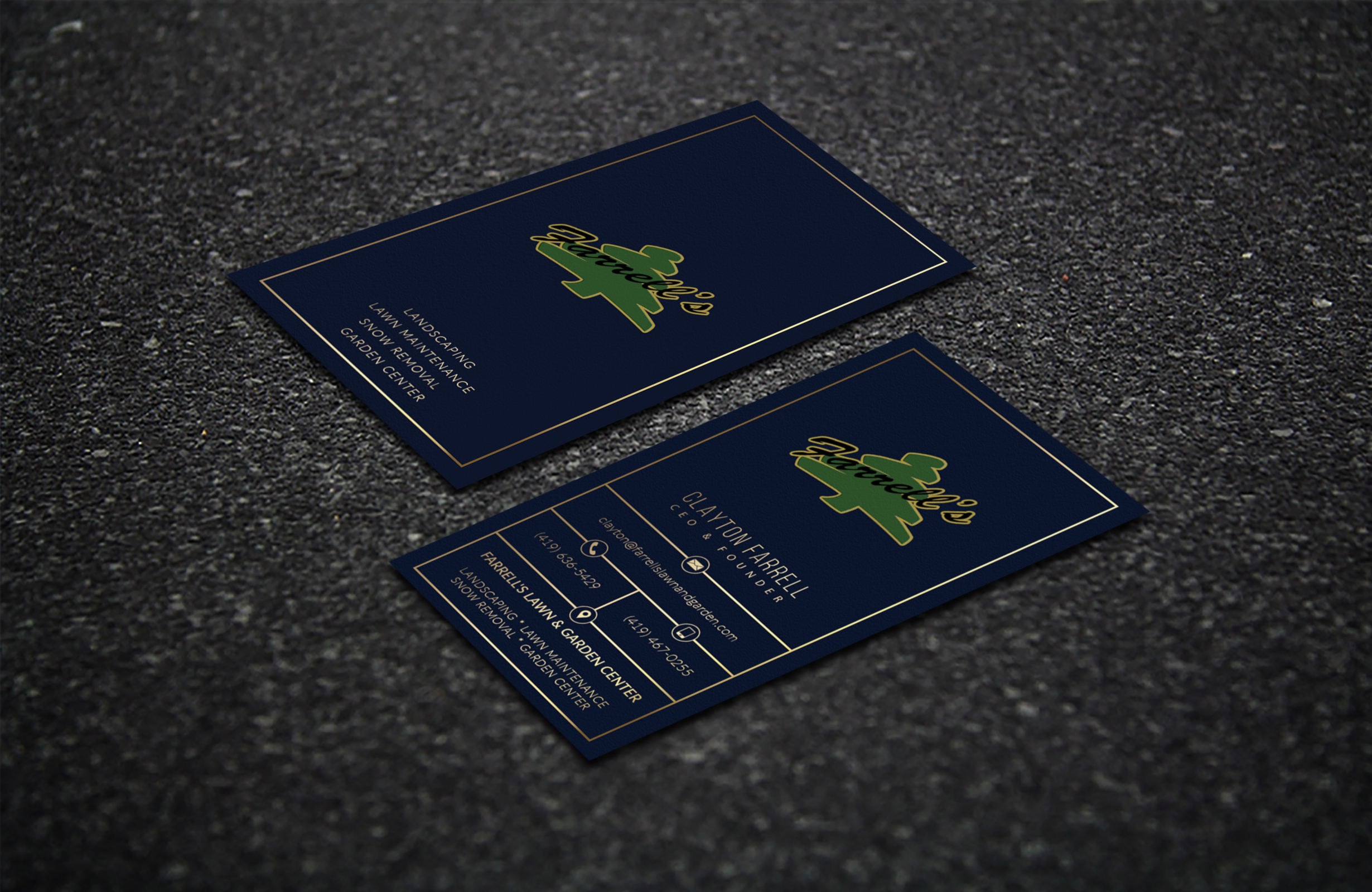 Business Card Design by Sagarhossain.sm for Farrell's Lawn & Garden Center LLC | Design #23674466