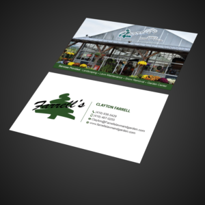 Business Card Design by Bonna 3 for Farrell's Lawn & Garden Center LLC | Design: #23619927
