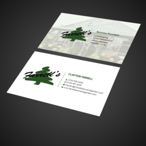 Business Card Design by Bonna 3 for Farrell's Lawn & Garden Center LLC | Design: #23619979