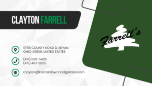 Business Card Design by Monika0301 for Farrell's Lawn & Garden Center LLC | Design: #23639993