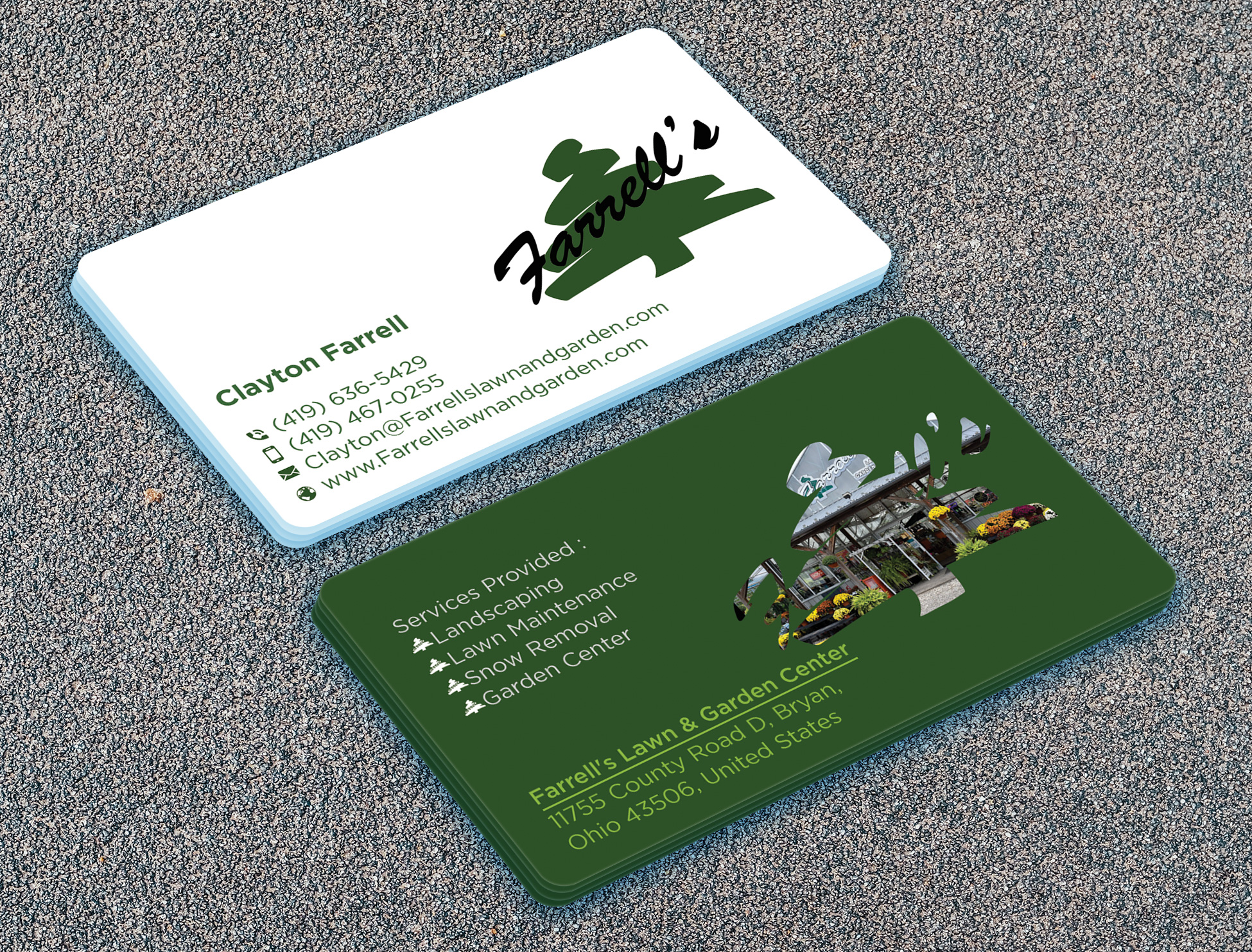 Design de Carte de Visite par nurulhasan.iou pour Farrell's Lawn & Garden Center LLC | Design #23635781