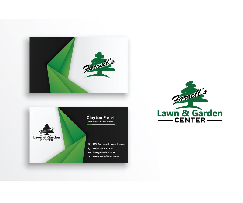 Business Card Design by ZJ Design for Farrell's Lawn & Garden Center LLC | Design #23689869