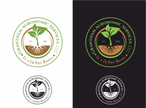 Grantham Agronomic Services, LLC  It's In Our Roots | Logo Design by nikkiblue