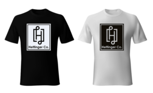 T-Shirt design with my H logo or the wording (Hettinger Co. with the H logo) | Design de T-shirt par NILDesigns