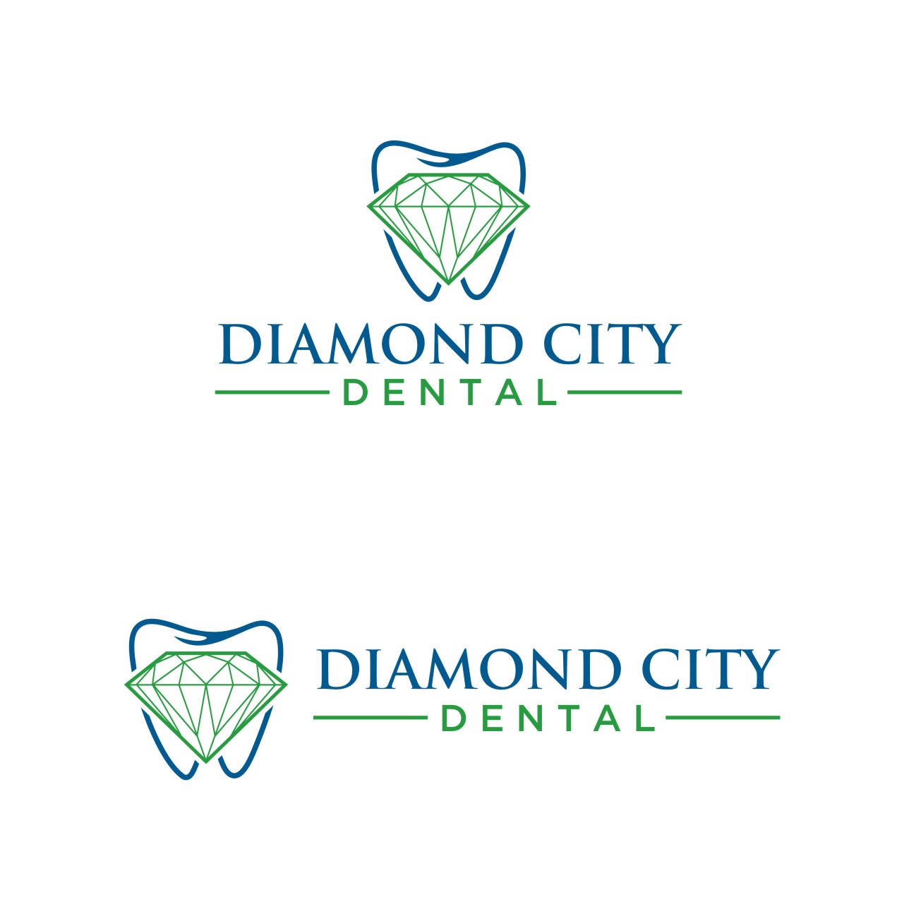Logo Design by ddnsycrowd for Diamond City Dental  | Design #23665701