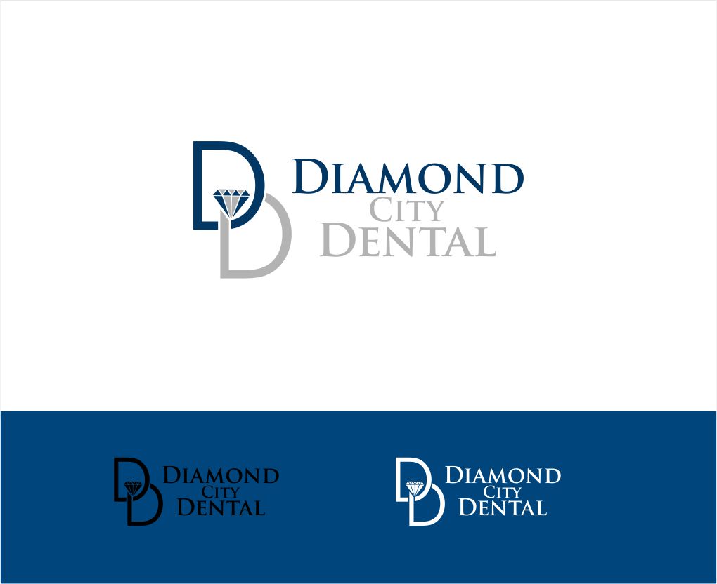 Logo Design by rifapay323 for Diamond City Dental  | Design #23653492