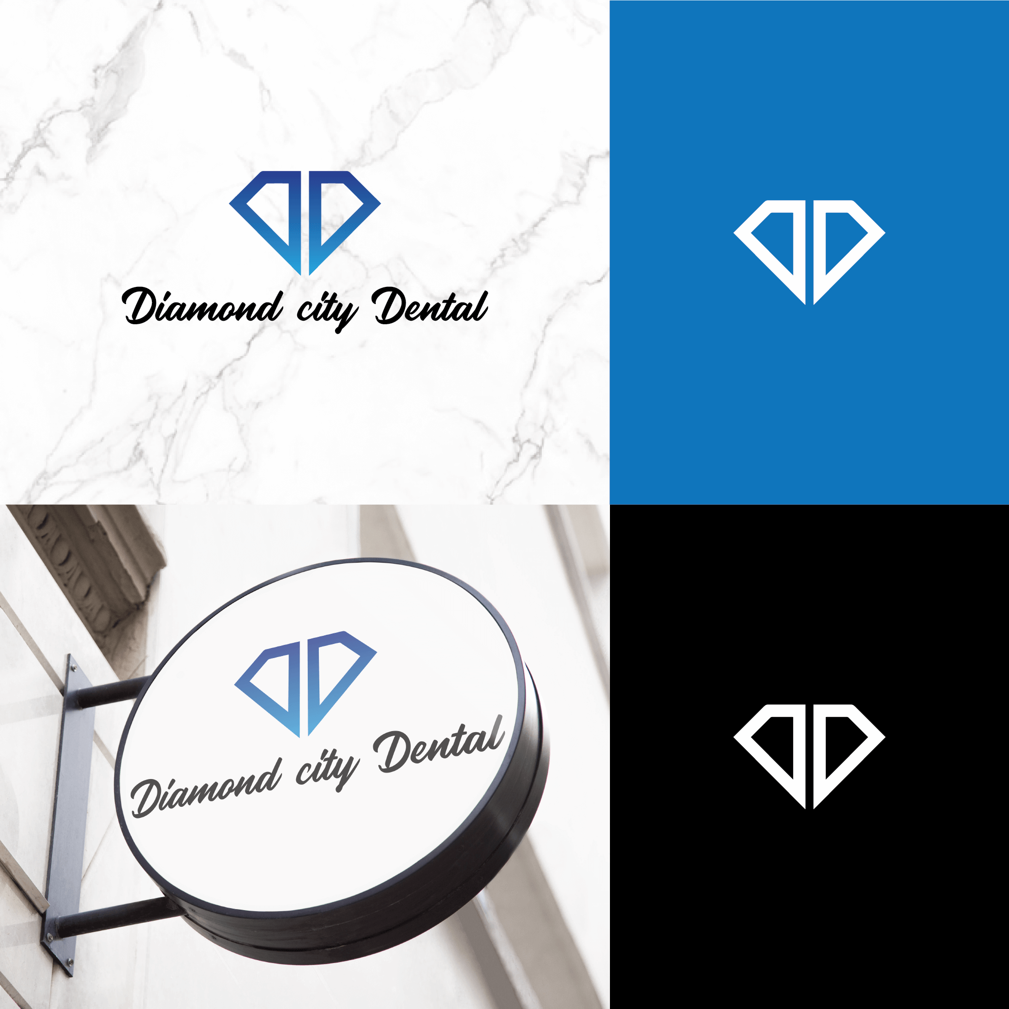 Diseño de Logo por MarkazAlrusumatOfficial para Diamond City Dental  | Diseño #23660072