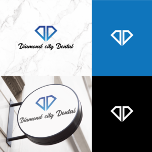 Logo Design by MarkazAlrusumatOfficial for Diamond City Dental  | Design: #23660072