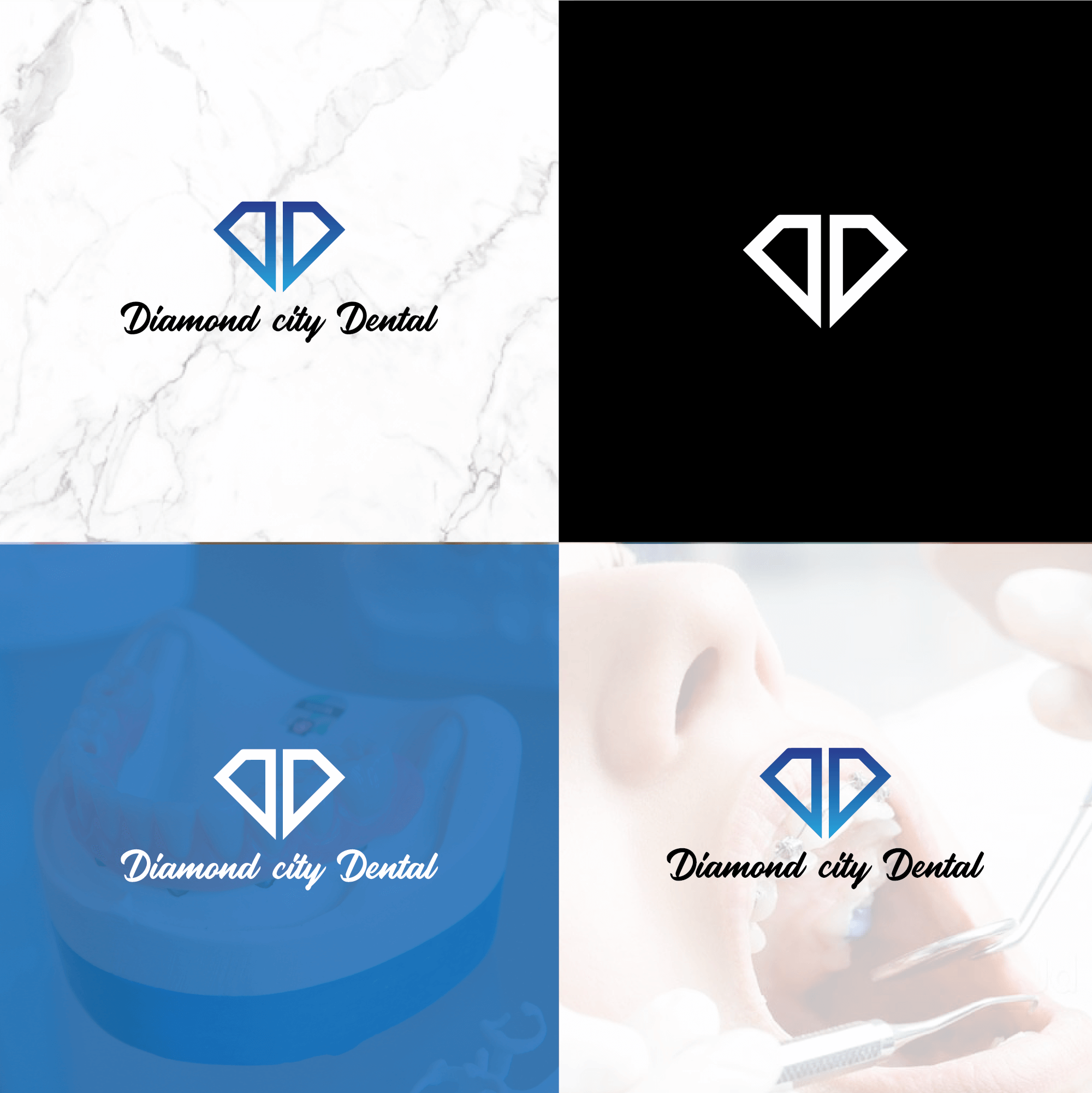 Diseño de Logo por MarkazAlrusumatOfficial para Diamond City Dental  | Diseño #23660073