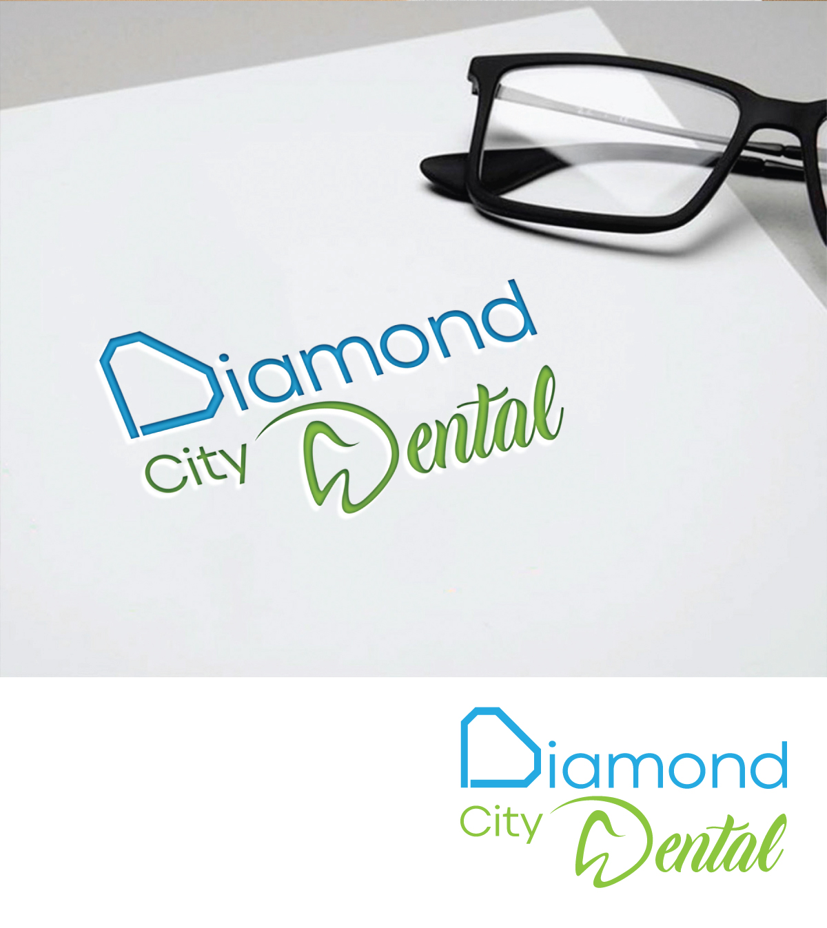 Logo Design by HEAVEN ART for Diamond City Dental  | Design #23626101