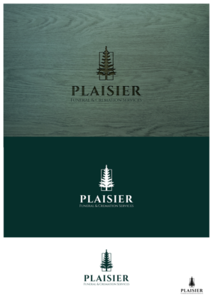 Plaisier Funeral Home | Plaisier Funeral & Cremation Services  | Logo Design by goranvisnjic82