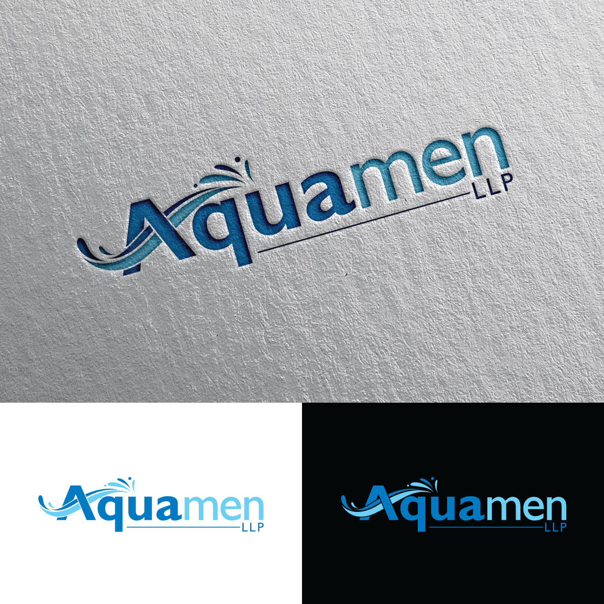 Logo Design by Rii for Aquamen LLP | Design #23622733