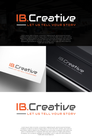 IB.Creative - Tag line "Let us tell your story" | Logo Design by laba tiada henti