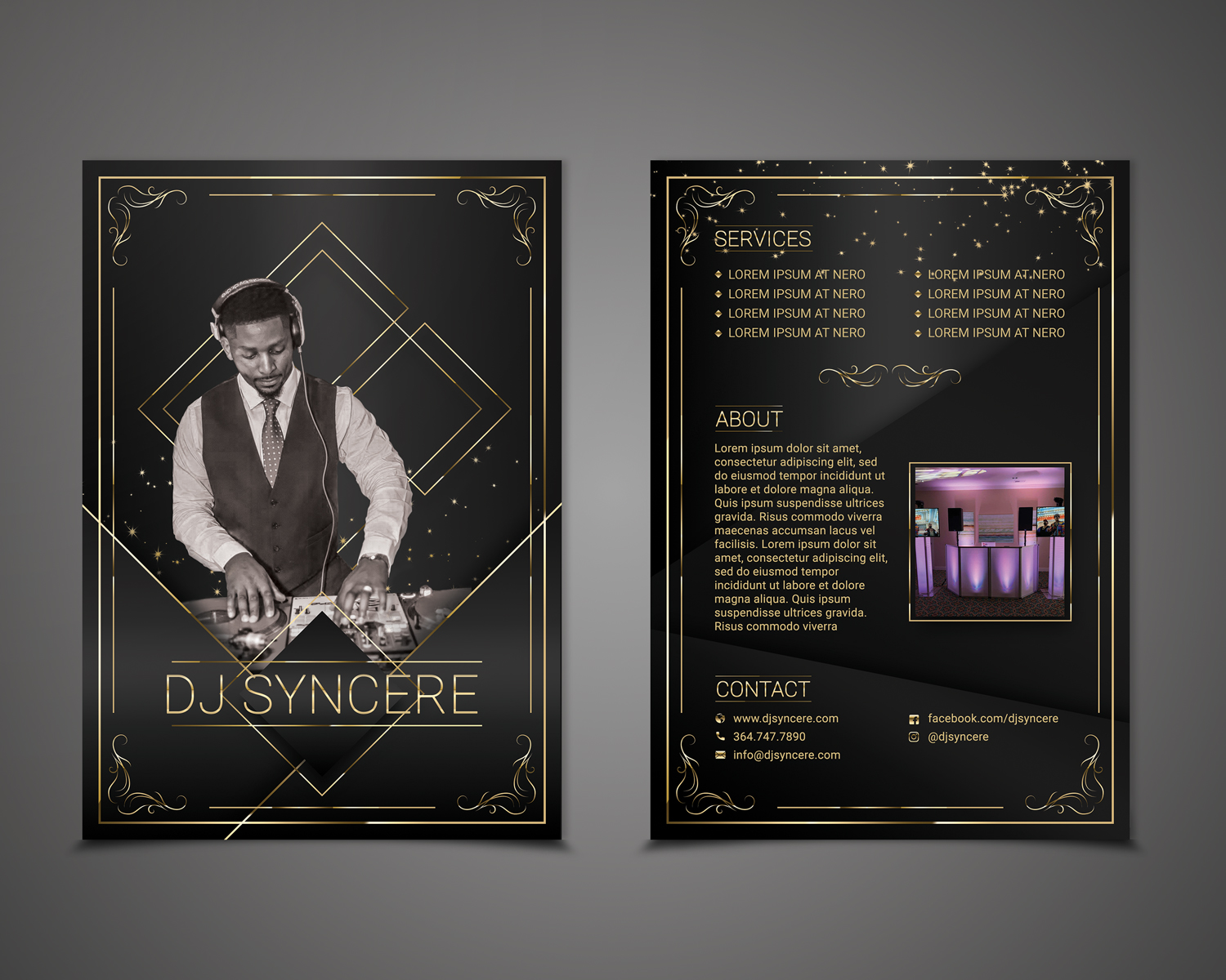 Flyer Design by Nightmist for Sound Source Entertainment | Design #23673923