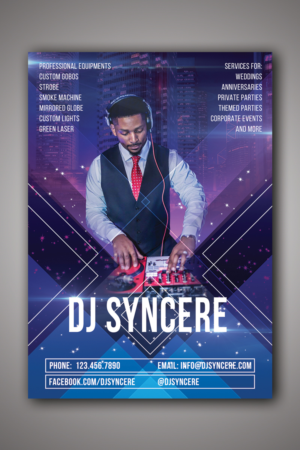 Flyer Design by Nightmist for Sound Source Entertainment | Design: #23702386