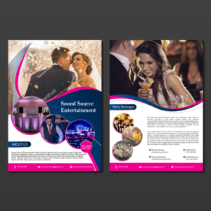 Flyer Design by aspiremedia for Sound Source Entertainment | Design: #23674540