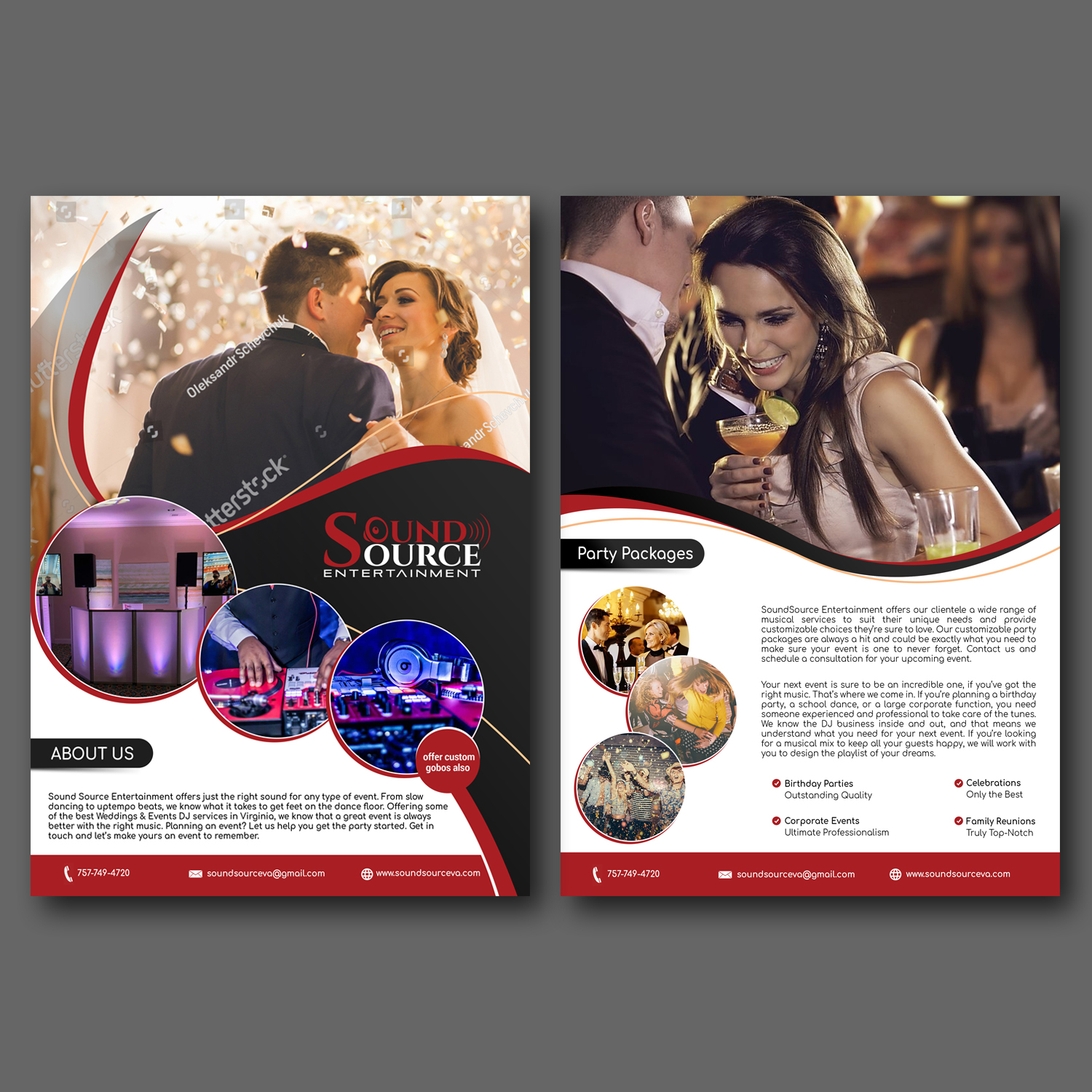 Flyer Design by aspiremedia for Sound Source Entertainment | Design #23752287